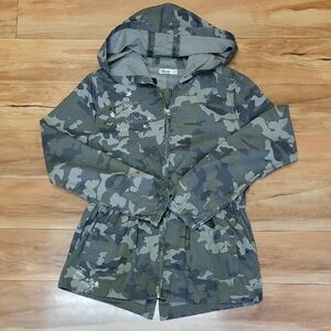 Epic Threads Size XL Kids Camouflage Lightweight Jacket With Hood And Design